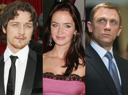 Casting Couch Mcavoy Blunt Are Gnomeo Juliet Bond Stars Got